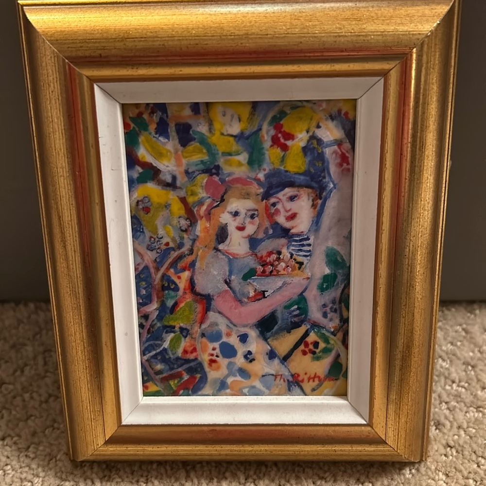 Art Tile Porsgrund Porcelain THORSTEIN RITTUN 1929-2018 Porsgrunn Telemark Nor